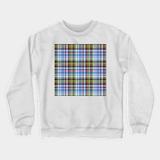 Conflower Plaid Crewneck Sweatshirt